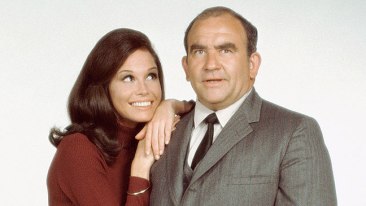 Mary Tyler Moore and Ed Asner
