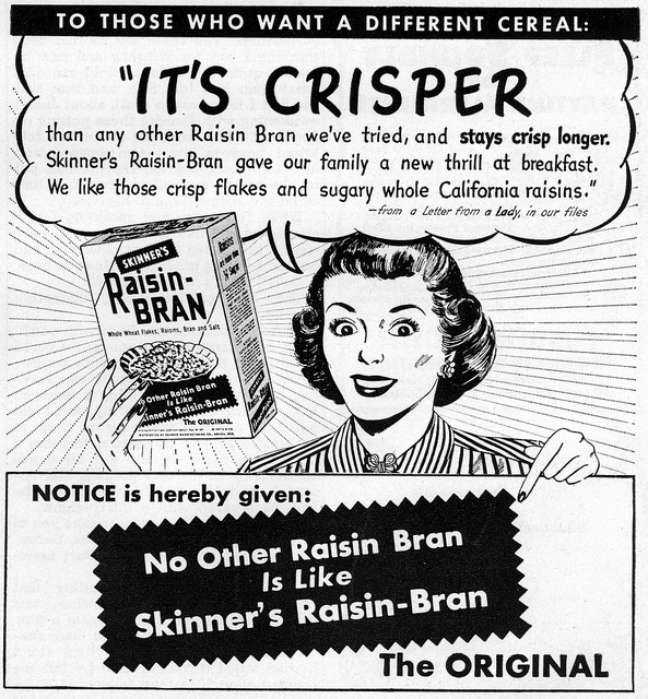 vintage raisin bran ad