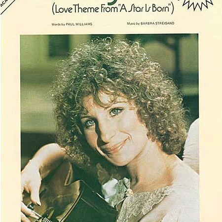 Barbra Streisand Evergreen sheet music cover