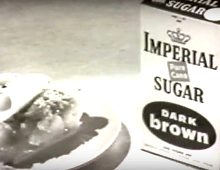 Imperial sugar box with slice of pie