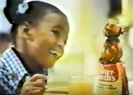 Kim Fields and Mrs. Butterworth