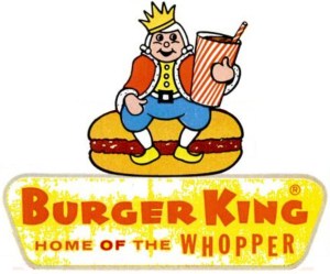 vintage Burger King logo