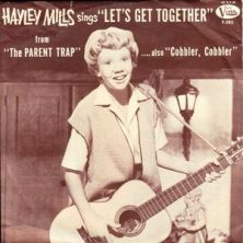 Hayley Mills record jacket Let's Get Together