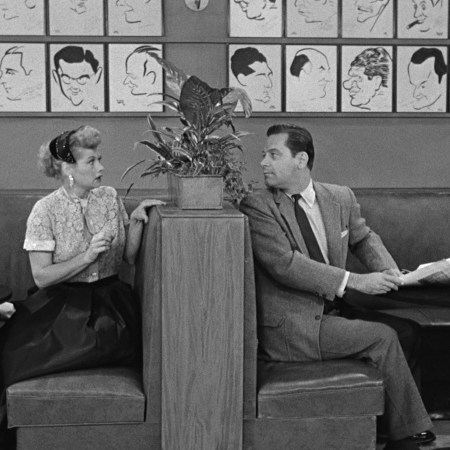 Lucy Ricardo and Bill Holden at the Brown Derby