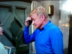 uncle bill touches forehead