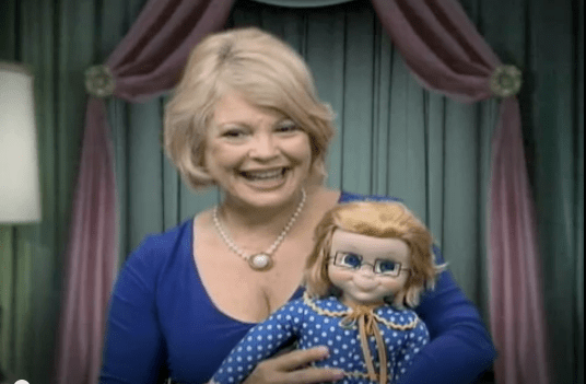 Kathy Garver and Mrs. Beasley