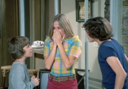 marcia brady covering nose