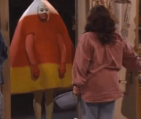 Roseanne meets Ghost of Halloween Present