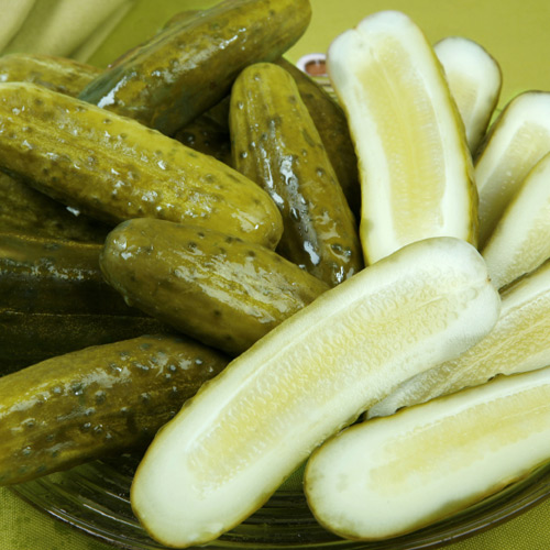 cut pickles