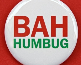 bah humbug button