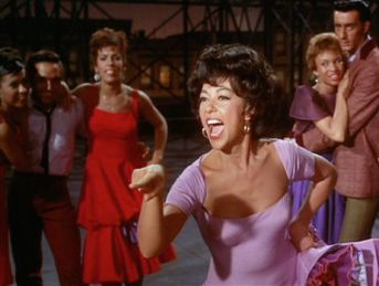 Rita Moreno as Anita in West Side Story