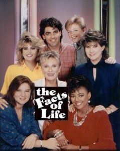 Cloris Leachman with Facts of Life cast