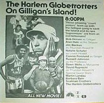 Harlem Globetrotters on Gilligans Island ad