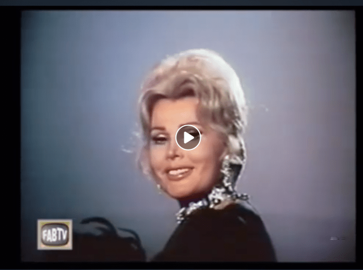 Zsa Zsa Gabor in Lawrys seasoned salt commercial