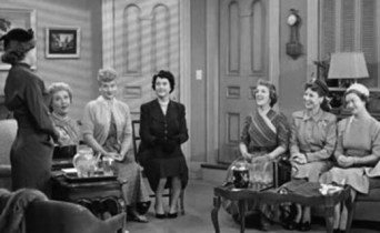 I Love Lucy women's club meeting