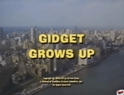 Gidget Grows Up title screen