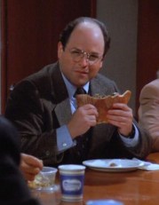 George Constanza eats a calzone