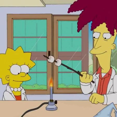 Lisa and Sideshow Bob toast marshmallow